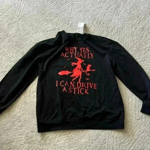 Halloween black sweatshirt size Medium